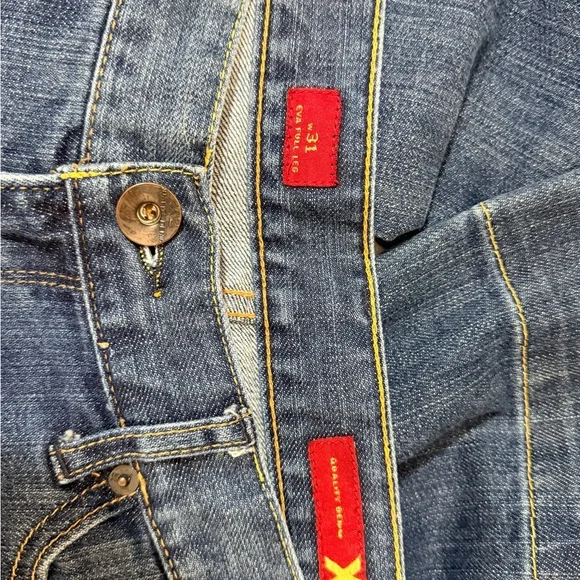 X2 Eva Y2K Full Leg Jeans Size 31 - Picture 7 of 9